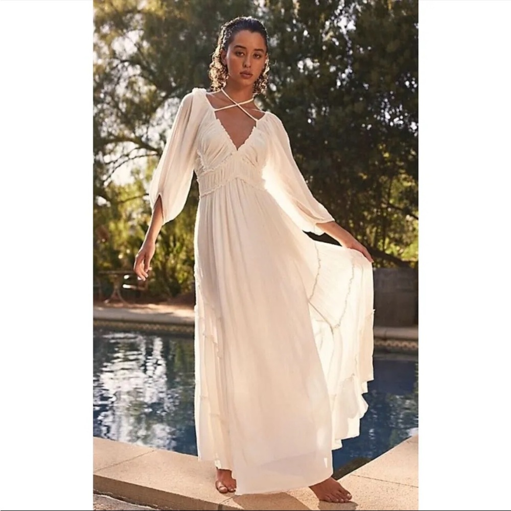 NWOT Free People Endless Summer You're a Jewel Maxi Dress Z46